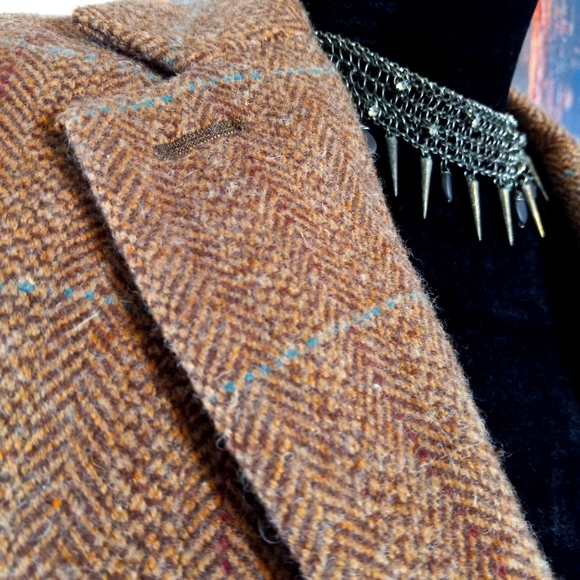 Lauren Ralph Lauren Brown Wool Blazer Size 10 - Picture 2 of 5